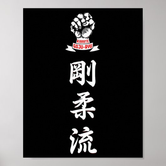 Karate Goju Ryu Poster (Voorkant)