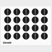 Karate Goju Ryu Ronde Sticker (Vel)