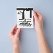 Karate gordel, Karate Class Adverteren Flyer (Hand)