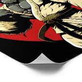 Karate Gorilla Karateka Poster (Hoek)