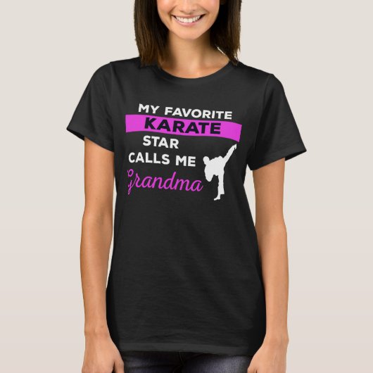 Karate Grandma T-shirt (Voorkant)