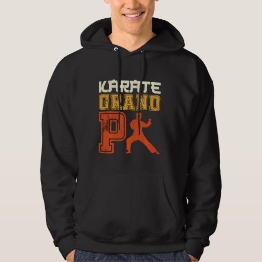 Karate Grandpa Karate 1 Hoodie (Voorkant)