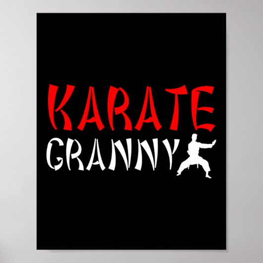 Karate Granny Trots Karate Granny Oma 1 Poster (Voorkant)