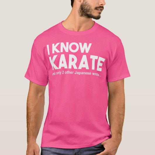 Karate Grappig T-shirt (Voorkant)