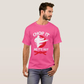 Karate hak het alsof het hete vechtsporten karate t-shirt (Voorkant volledig)