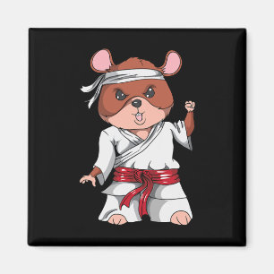Karate Hamster Kickboksen Martial Art Jiu Jitsu Fa Magneet