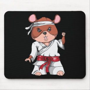 Karate Hamster Kickboksen Vechtkunst Jiu Jitsu Fan Muismat
