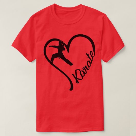 Karate Heart T-shirt (Design voorkant)