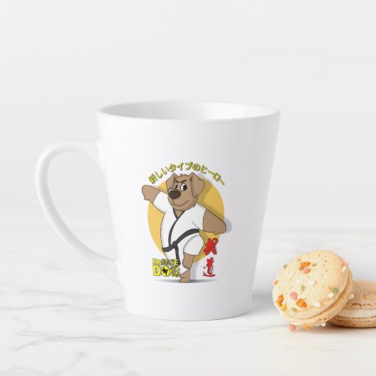 Karate Hond | Latte Mokkop Mok (In situ)