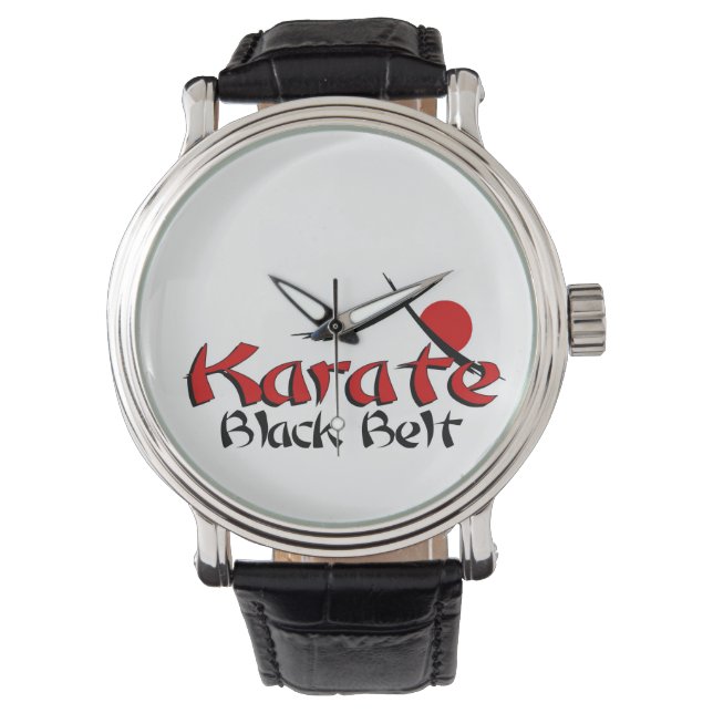 karate horloge (Voorkant)