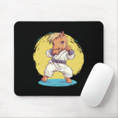 Karate Horse Fighter Martial Arts Fun Muismat (Met muis)
