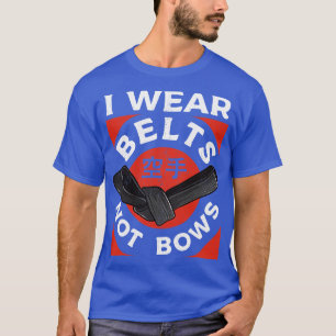 Karate I Draag riemen niet strikken vechtsport mei T-shirt