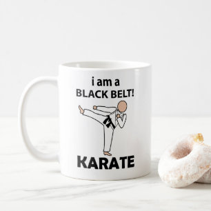 Karate ik ben een zwarte band Karate Koffiemok