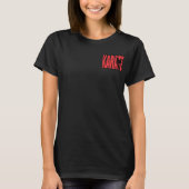 Karate in het rood t-shirt (Voorkant)