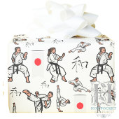 karate-inpakpapier cadeaupapier