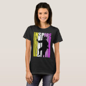 Karate Inspire Cute Colors Inspirational Motivatio T-shirt (Voorkant volledig)