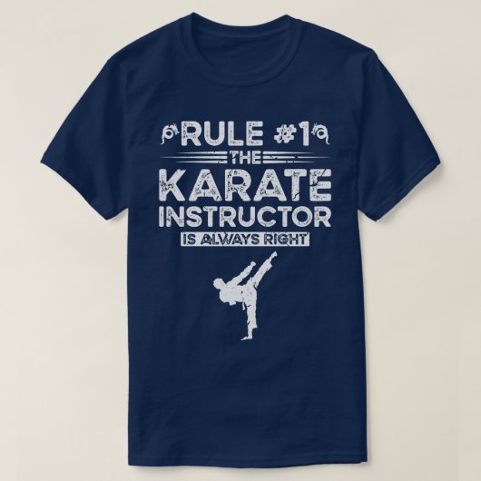 Karate Instructeur Martial Arts Karateka T-shirt (Design voorkant)
