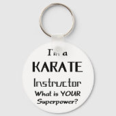 karate instructeur sleutelhanger (Voorkant)
