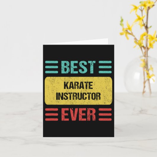 Karate Instructor 1 Kaart (Gele Bloem)