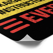 Karate Instructor 1 Poster (Hoek)