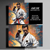 Karate Instructor Visitekaartje