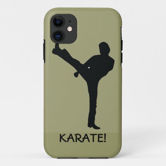 KARATE! iPhone-casemate ontwerpen Case-Mate iPhone Case (Achterkant)