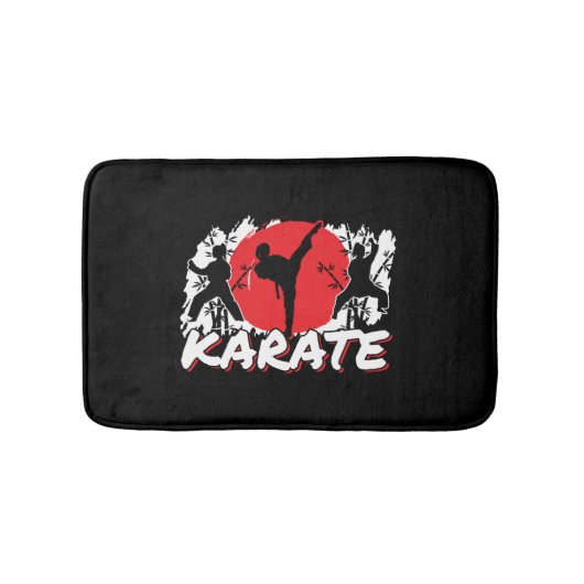 Karate Japan Japans thema Badmat (Voorkant)