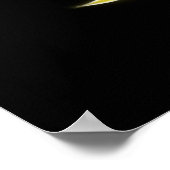 Karate Japans Kanji Calligrafiesymbool Poster (Hoek)