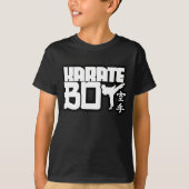 Karate jongen t-shirt (Voorkant)