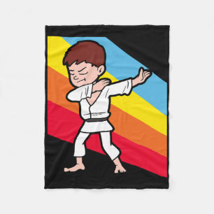 Karate Judo Jujutsu Taekwondo Kickboksen Dabben D Fleece Deken