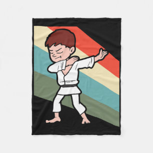 Karate Judo Jujutsu Taekwondo Kickboksen Dabben D Fleece Deken