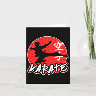 Karate Jumping Side Kick Japans Kaart