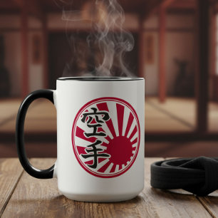 Karate Kanji Rijzende Zon Mok