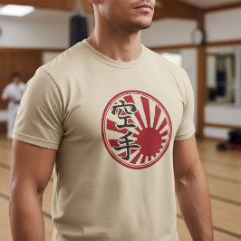 Karate Kanji Rising Sun T-shirt