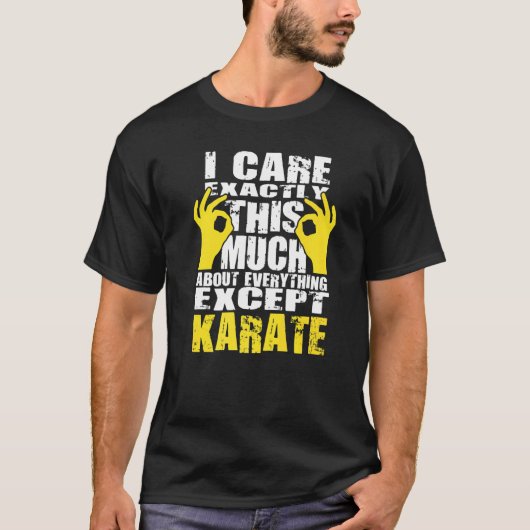 Karate Karate Design T-shirt (Voorkant)