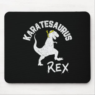 Karate Karatesaurus Rex Dinosaur Grappige Krijgsku Muismat