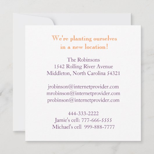 Karate Kat Graphics-adreskaartje Kaart (Achterkant)