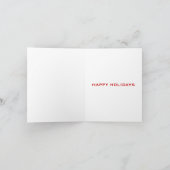 Karate Kat Graphics holiday card Feestdagen Kaart (Binnen)