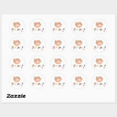 Karate Kat Graphics honkbalsticker Ronde Sticker (Vel)