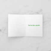 Karate Kat Graphics ice cream thank-you Bedankkaart (Binnen)