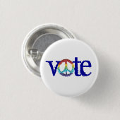 Karate Kat Graphics "stem" knop Ronde Button 3,2 Cm (Voorkant /achterkant)