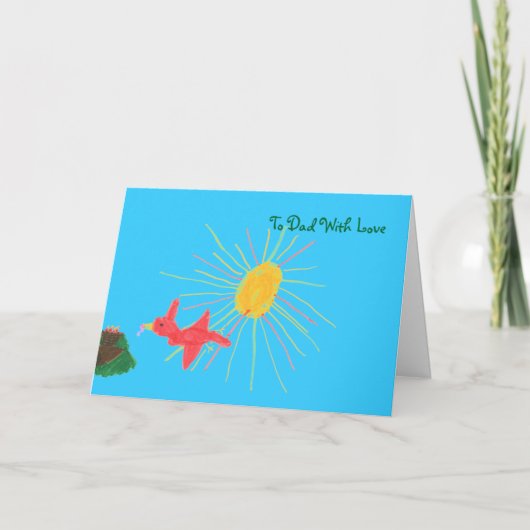 Karate Kat Graphics vaderdag-kaart Kaart (Voorkant)