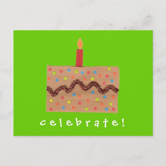 Karate Kat Graphics verjaardagsuitnodiging Uitnodiging Briefkaart (Voorkant)