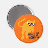 Karate KAT (kat) neemt geen gevangenen Magneet (Voorkant / Achterkant)