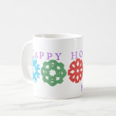 Karate Kat prettige feestdagen-om personaliseren Koffiemok (Voorkant links)