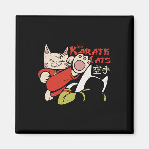Karate Kat Voor Mannen Vrouwen Kinderen Magneet