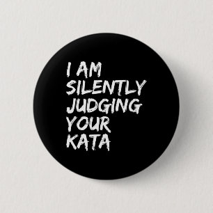 Karate Kata Shotokan Kyokushin Goju Wado O Ryu Nan Ronde Button 5,7 Cm