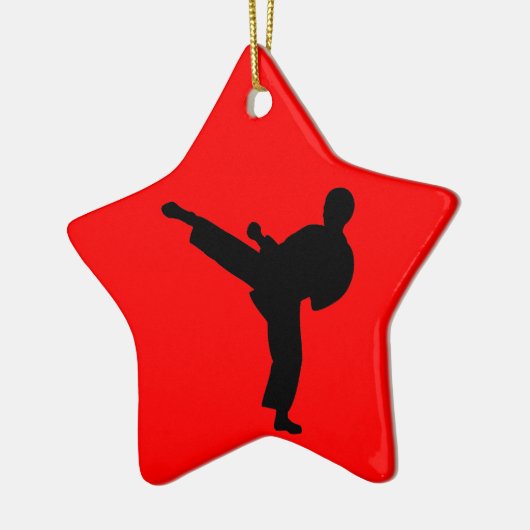 Karate Keramisch Ornament (Links)