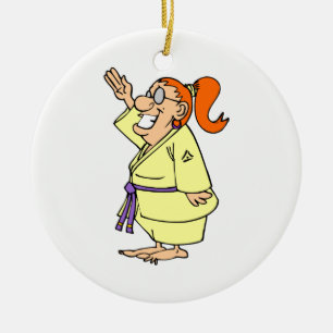 Karate Keramisch Ornament