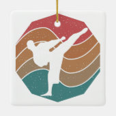 Karate Keramisch Ornament (Achterkant)